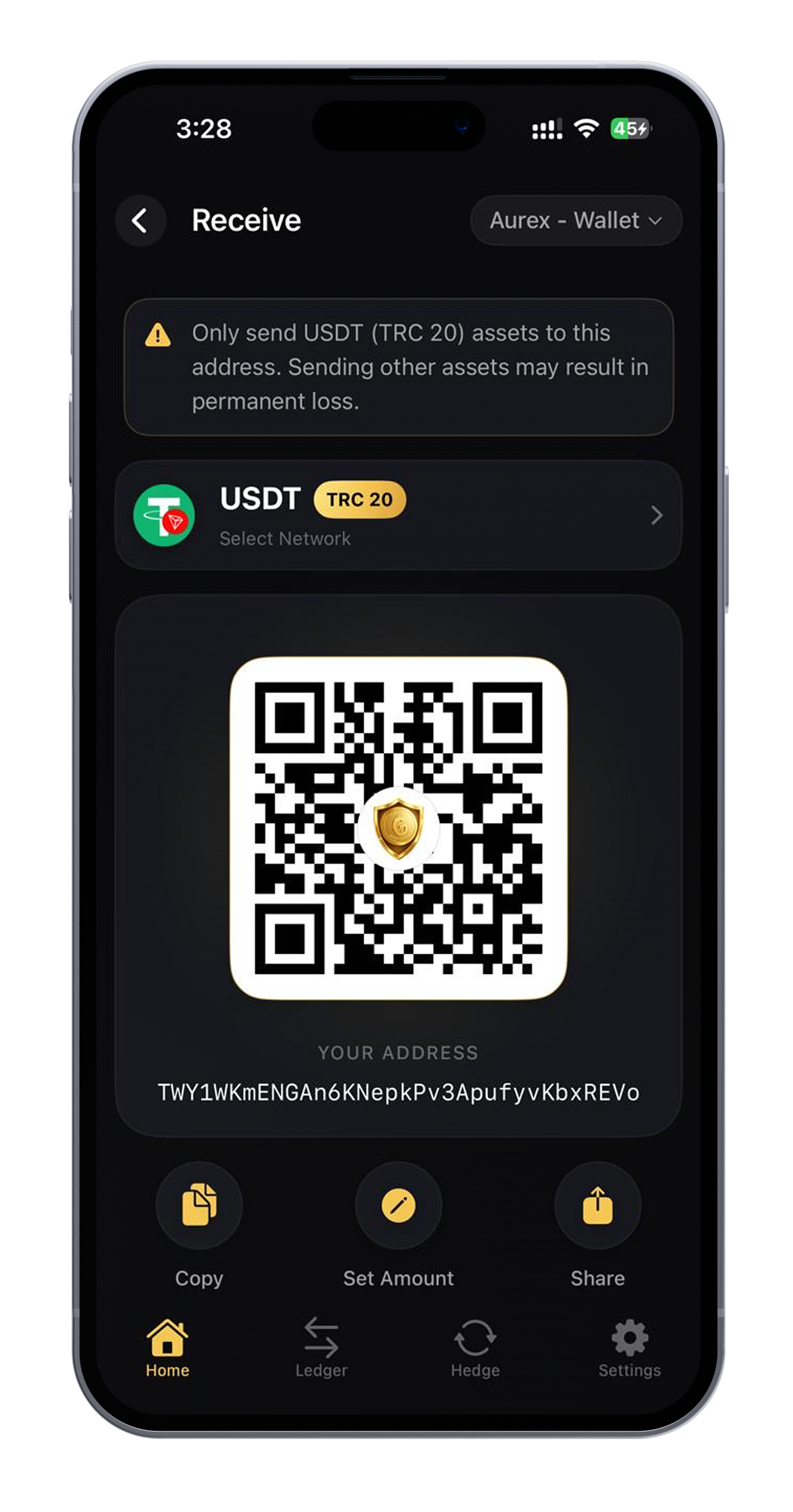 Receive Crypto