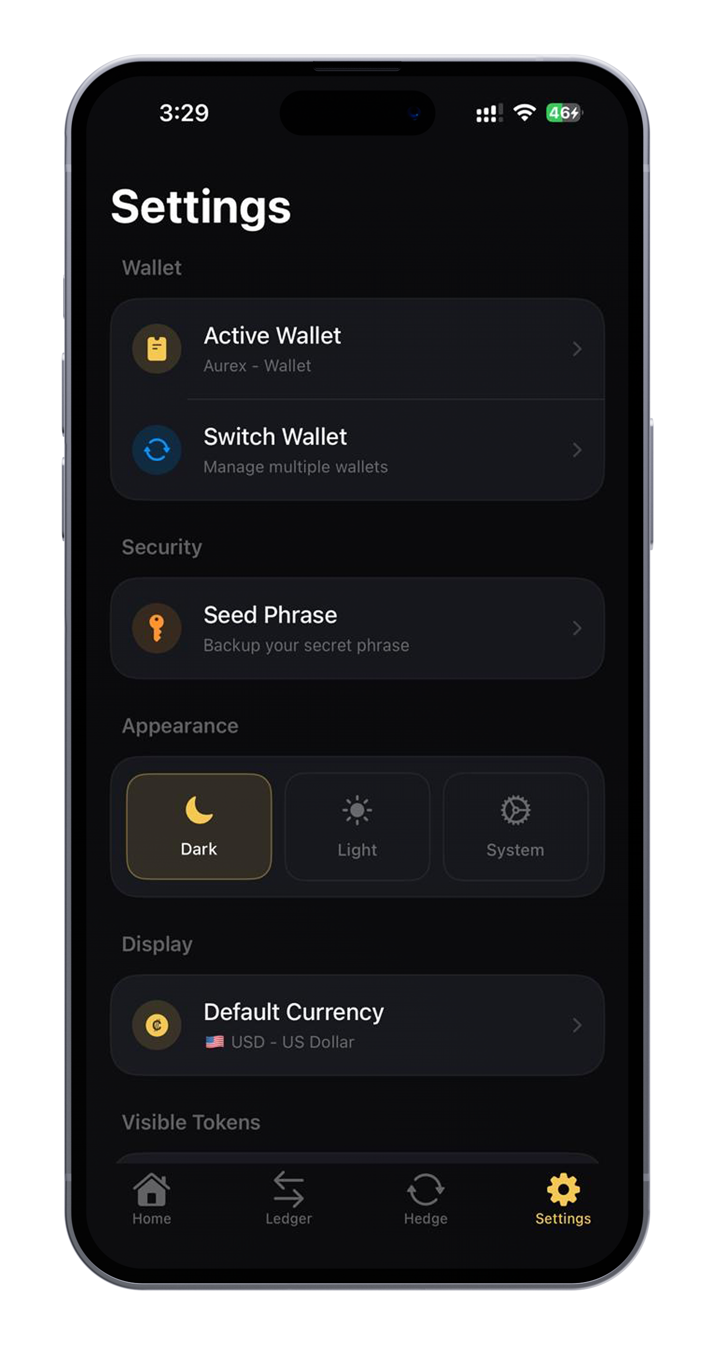 Security Settings